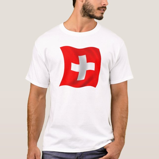 Flag of Switzerland T-Shirt (Front)