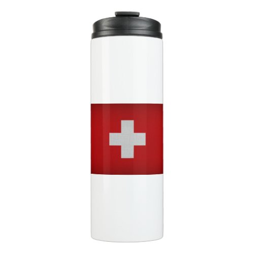 Flag of Switzerland Thermal Tumbler