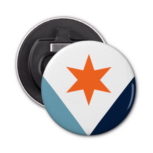 Flag of Syracuse New York Bottle Opener