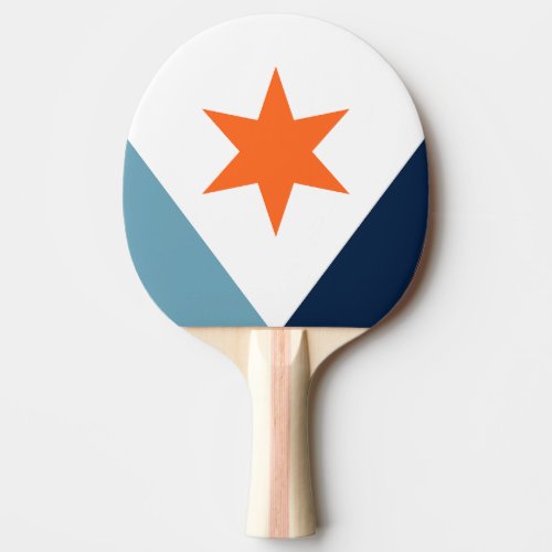Flag of Syracuse New York Ping Pong Paddle