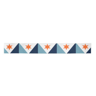 Flag of Syracuse, New York Satin Ribbon