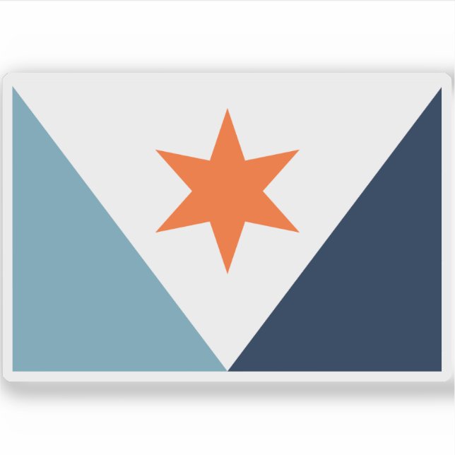 Flag of Syracuse, New York, USA Sticker (Front)