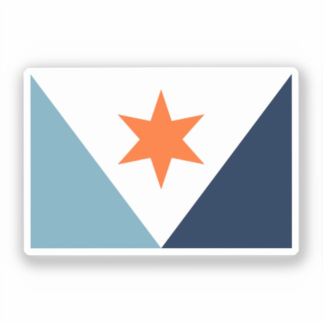 Flag of Syracuse, NY Sticker (Front)