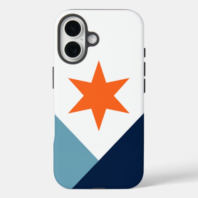 Flag of Syracuse - vertical, NY Case-Mate iPhone Case (Back)