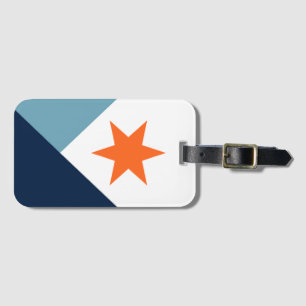 Flag of Syracuse - vertical, NY Luggage Tag