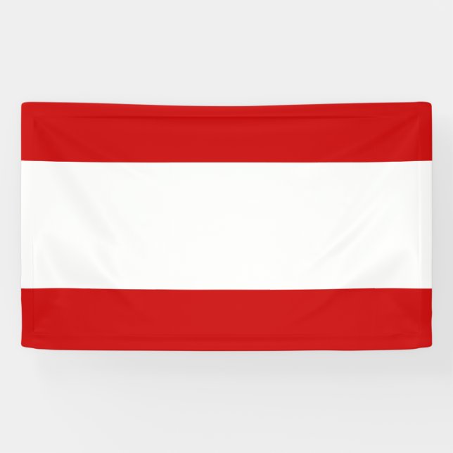Flag of Tahiti Banner (Horizontal)
