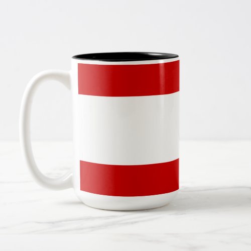 Flag of Tahiti Two_Tone Coffee Mug