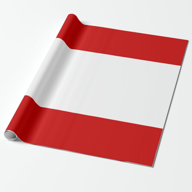 Flag of Tahiti Wrapping Paper (Unrolled)