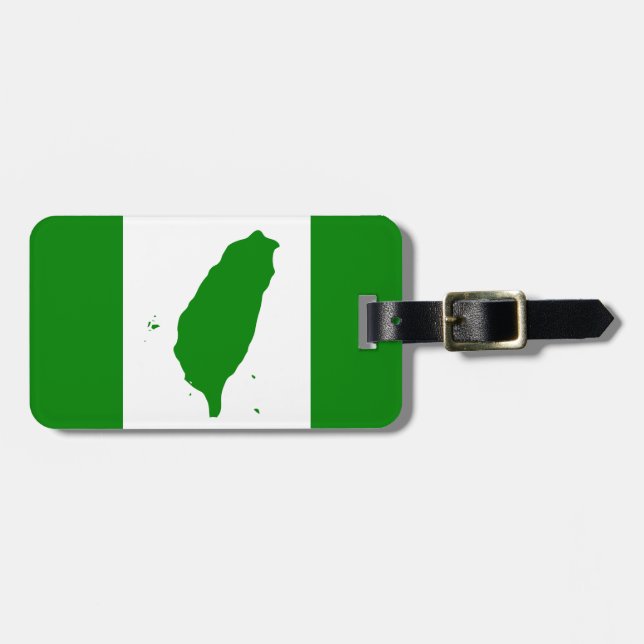 Flag of Taiwan Luggage Tag (Front Horizontal)