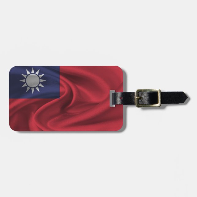 Flag Of Taiwan Luggage Tag (Front Horizontal)