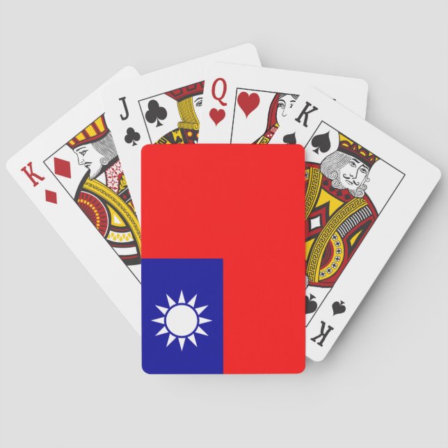 Flag of Taiwan Poker Cards (Back)