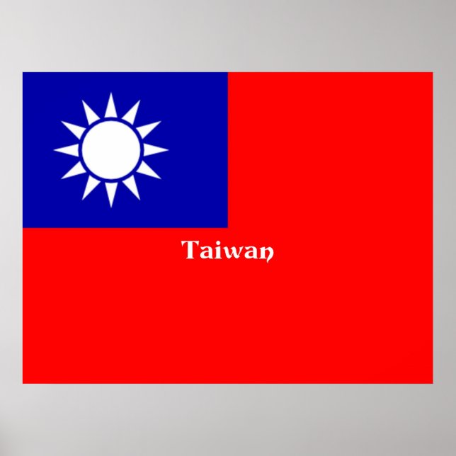Flag of Taiwan Poster (Front)