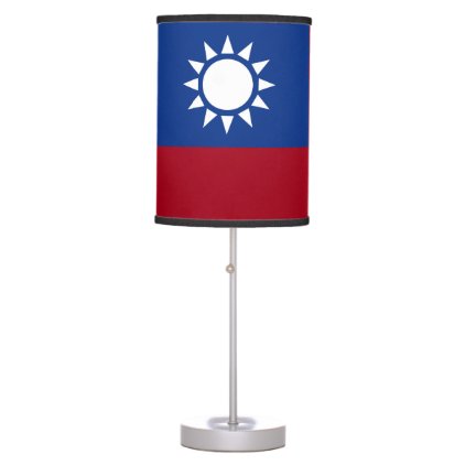 Flag of Taiwan Republic of China Table Lamp