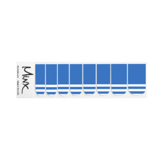 Flag of Tallinn, Estonia Minx Nail Wraps