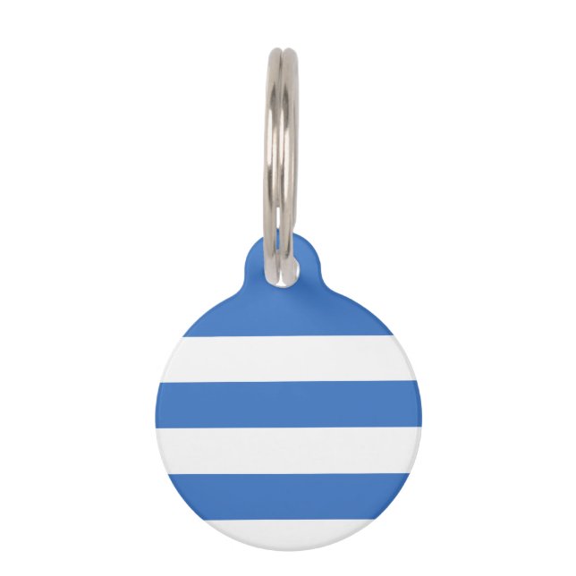 Flag of Tallinn, Estonia Pet Name Tag (Front)