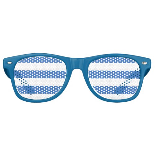 Flag of Tallinn Estonia Retro Sunglasses