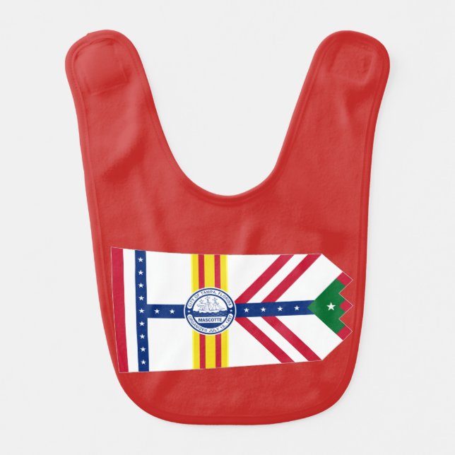 Flag of Tampa, Florida Bib (Front)