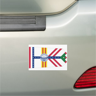 Flag of Tampa, Florida Car Magnet
