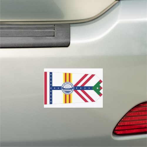 Flag of Tampa, Florida Car Magnet