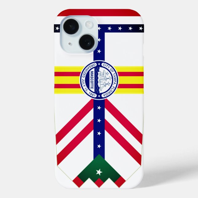 Flag of Tampa, Florida Case-Mate iPhone Case (Back)