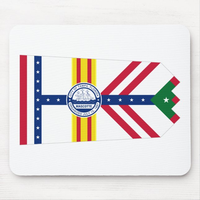Flag of Tampa, Florida Mouse Pad (Front)