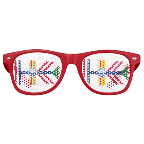 Flag of Tampa Florida Retro Sunglasses