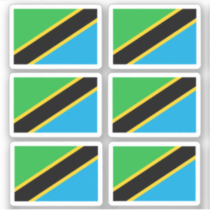 Flag of Tanzania - a collection Sticker