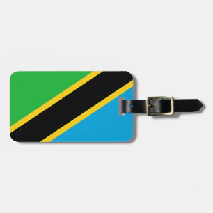 Flag of Tanzania Easy ID Personal Luggage Tag