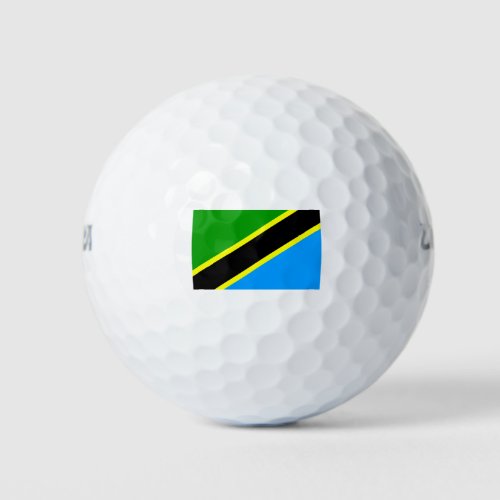 Flag of Tanzania Golf Balls