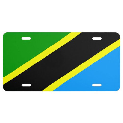 Flag of Tanzania License Plate