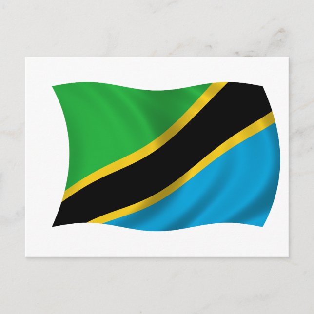 Flag of Tanzania Postcard (Front)