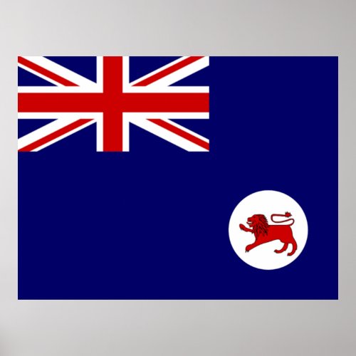 Flag of Tasmania Poster