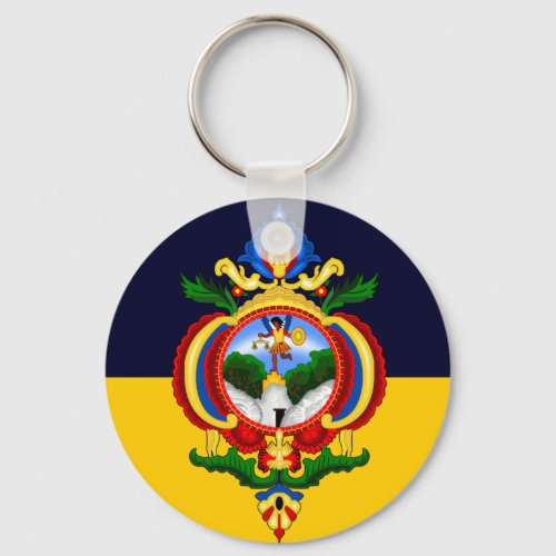 Flag of Tegucigalpa Honduras Keychain