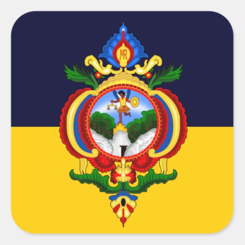 Flag of Tegucigalpa Honduras Square Sticker