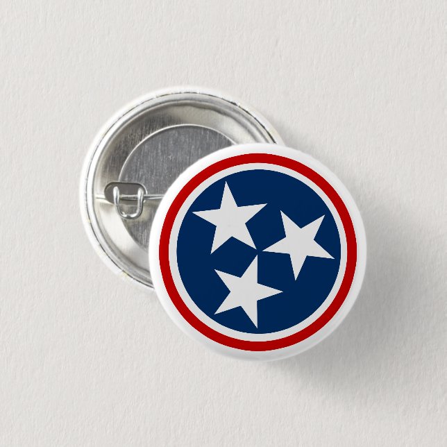 Flag of Tennessee Button (Front & Back)