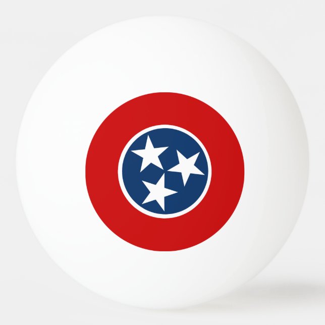 Flag of Tennessee Ping Pong Ball (Front)