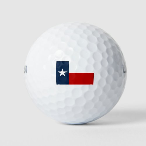 Flag of Texas Lone Star State Golf Balls