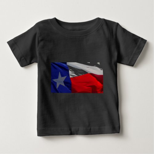 Flag of Texas Pop Art Baby T_Shirt