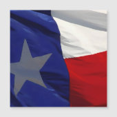 Flag of Texas Pop Art Magnetic Card (Front)