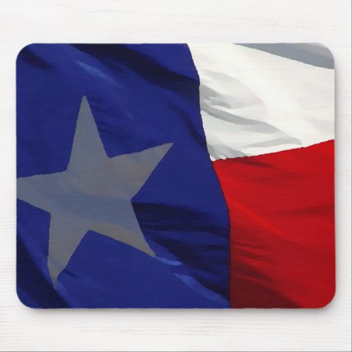 Flag of Texas Pop Art Mouse Pad