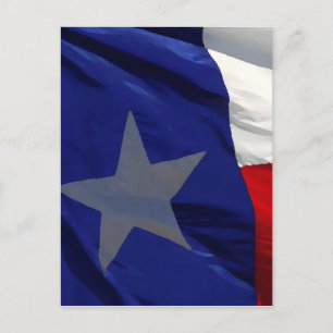Flag of Texas Pop Art Postcard