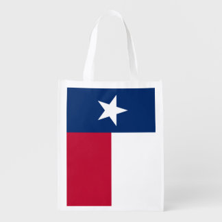 Flag of Texas Reusable Grocery Bag