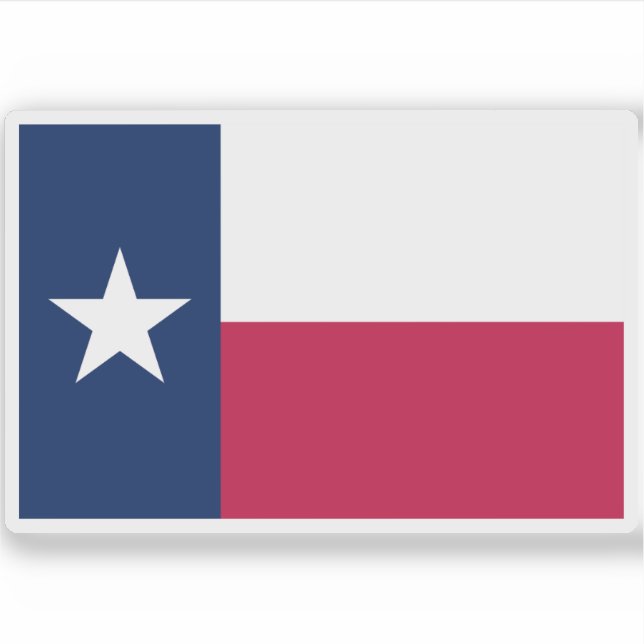 Flag of Texas  Sticker (Front)