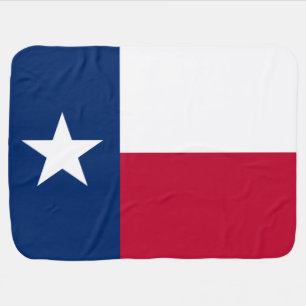 Flag of Texas Swaddle Blanket