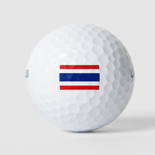 Flag of thailand golf balls
