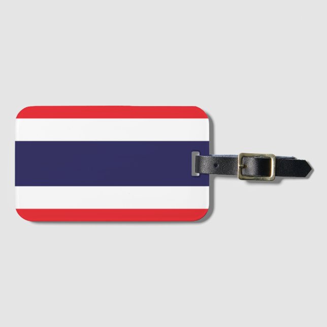 Flag of Thailand Luggage Tag (Front Horizontal)