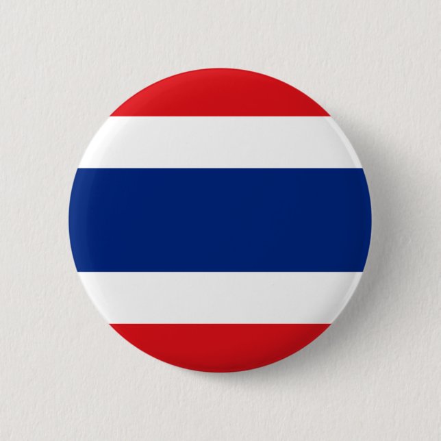 Flag of Thailand Pinback Button (Front)