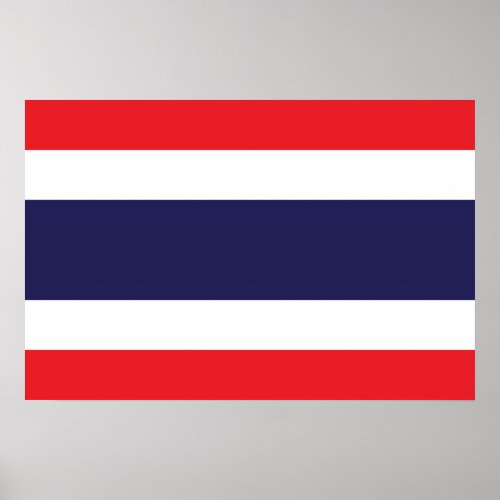 Flag of Thailand Poster