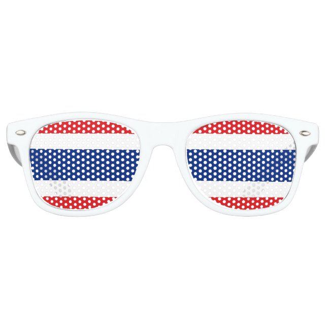 Flag of Thailand Retro Sunglasses (Front)