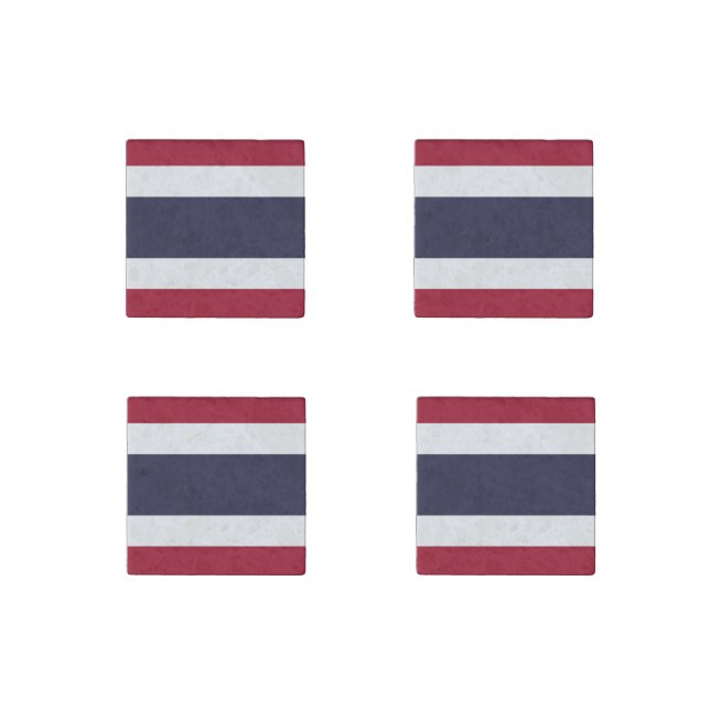 Flag of Thailand Stone Magnet (Front)